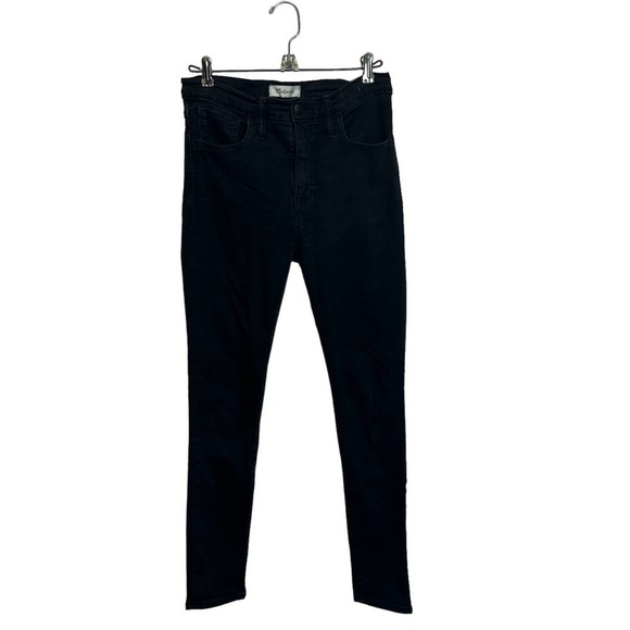 Madewell Denim - Madewell Mid-rise Jeans Women’s sz. 27 Black Bennet Wash Roadtripper Skinny